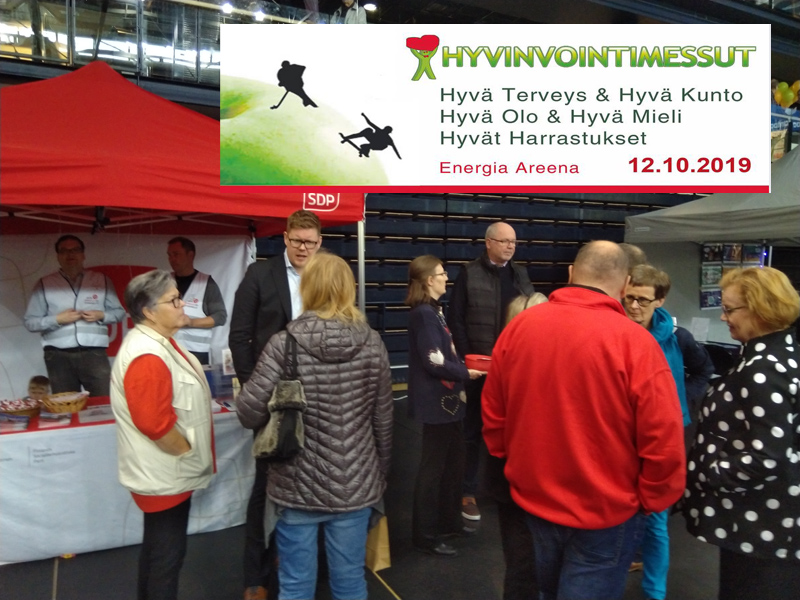 Vantaan Demarit Hyvinvointimessuilla 12.10.