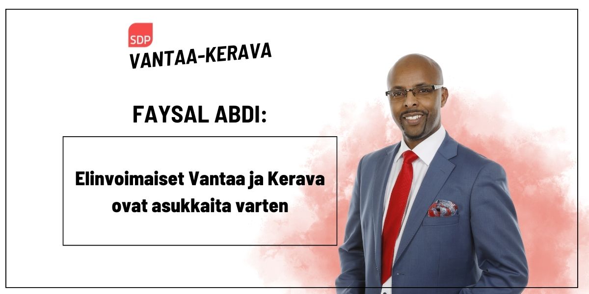 Elinvoimaiset Vantaa ja Kerava ovat asukkaita varten