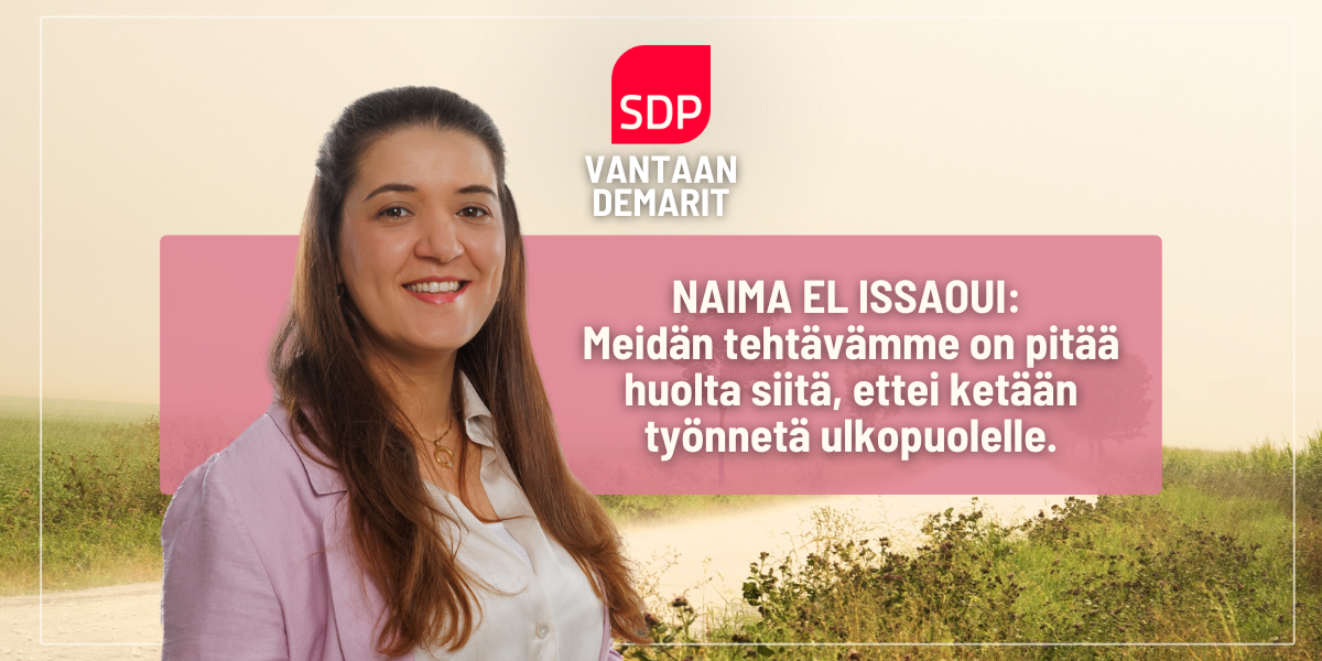 Naima el Issaoui: Tulevaisuus kuuluu kaikille.