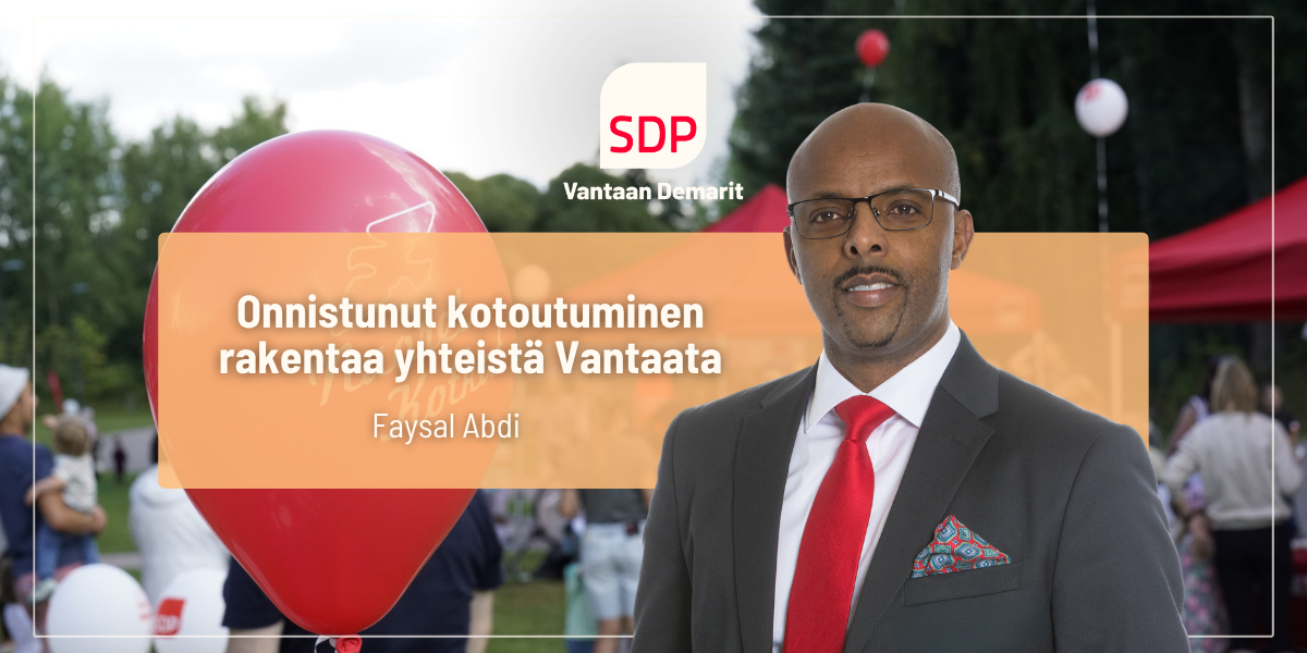Onnistunut kotoutuminen rakentaa yhteistä Vantaata