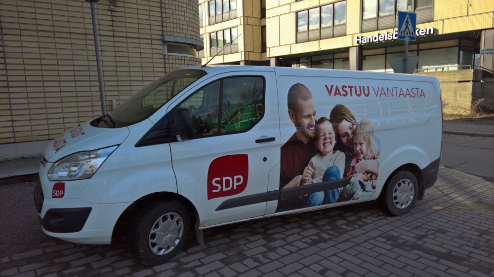 Demareiden vaaliautot kiertävät torstaina 8.4. Tervetuloa!