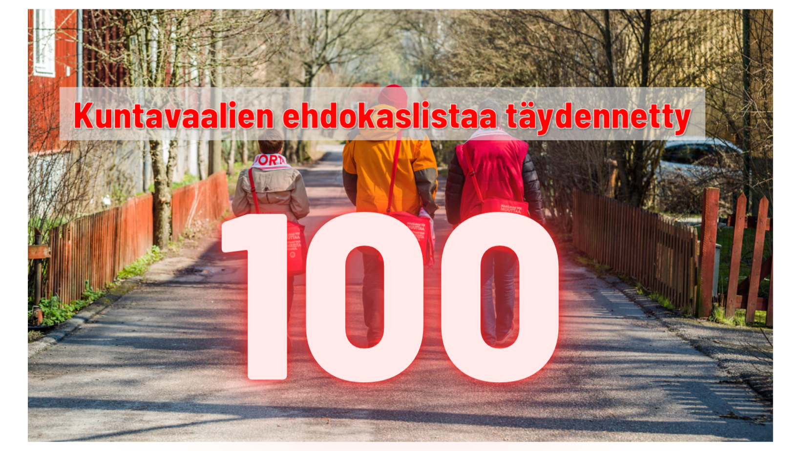 Demareiden ehdokaslista on täysi!
