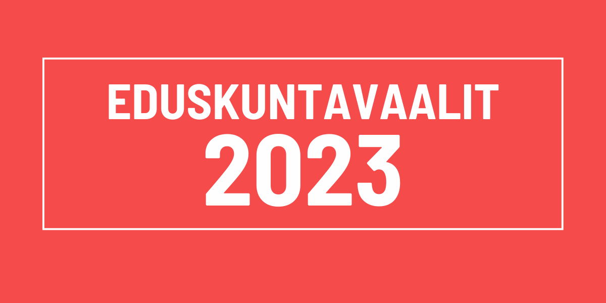 Ehdokkaita nimetty eduskuntavaaleihin 2023