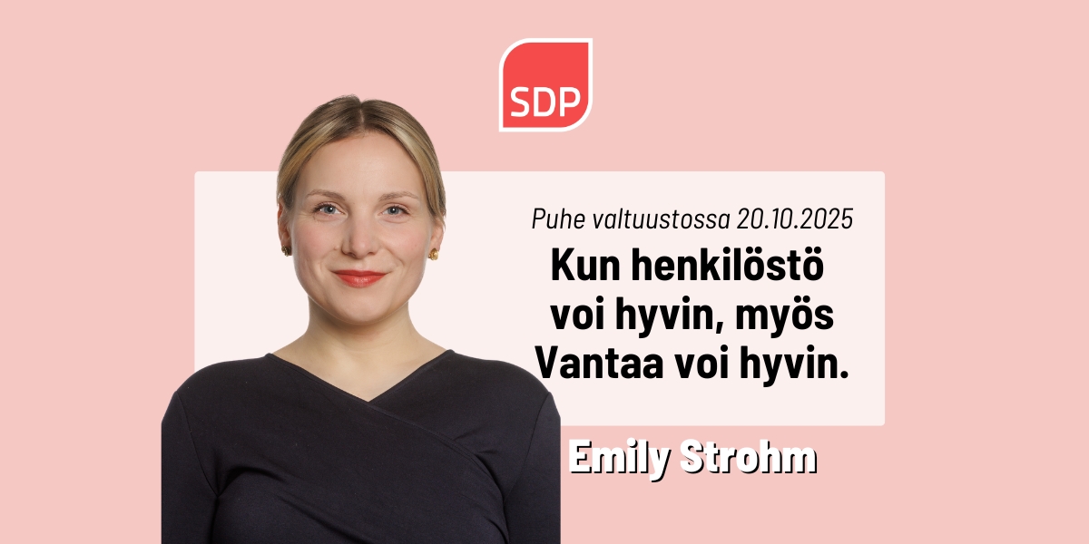 Emily Strohm: Hyvä johtaminen on aina myös työhyvinvointiteko