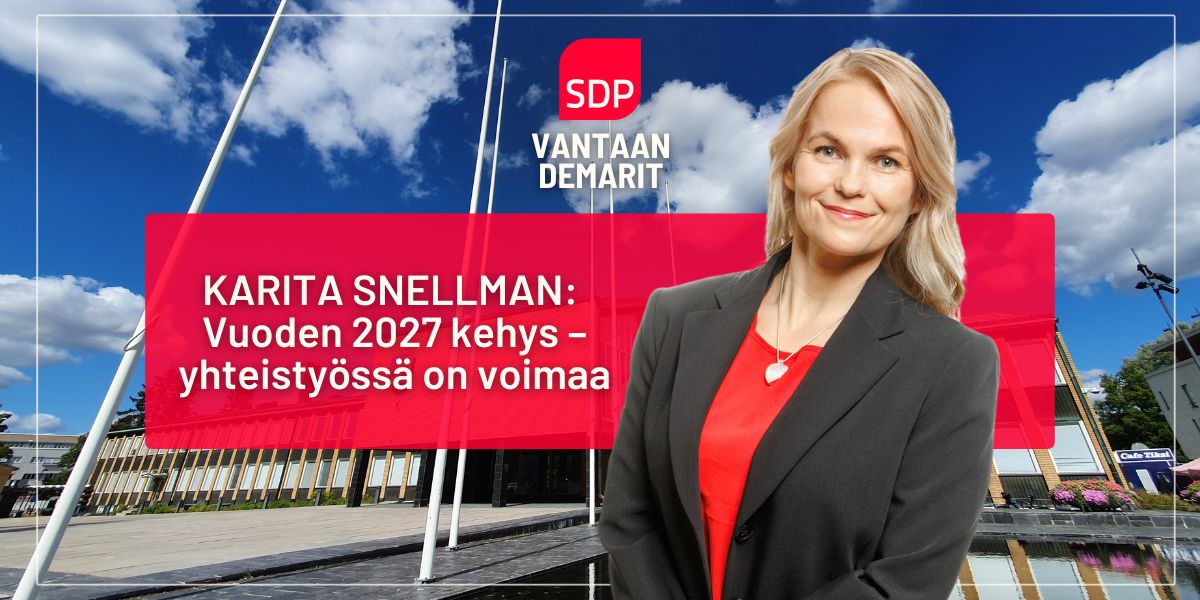 Karita Snellman: Vuoden 2027 kehys – yhteistyössä on voimaa